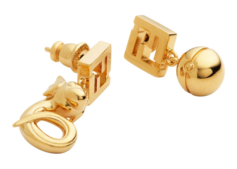 Order Anting Logam Emas Fendi x FRGMT