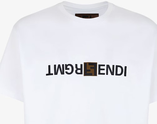 FENDI x FRGMT SS24 Logo Appliqué Short Sleeve T-Shirt White (). FY1144AQJNF0QA0 Sizing FENDI x FRGMT SS24 Logo Appliqué Short Sleeve T-Shirt White (). FY1144AQJNF0QA0