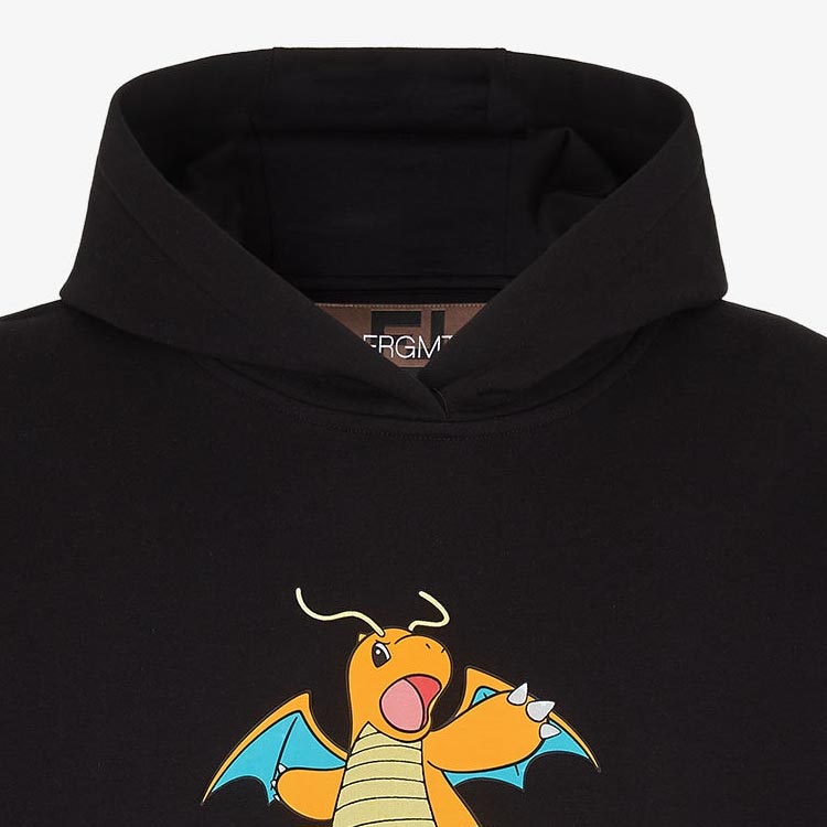 Fendi FRGMT Pokémon SS24 Logo Graphic Print Hoodie Casual Sweatshirt FY1143AQJKF0QA1 圖 5