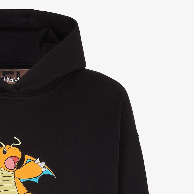 Fendi FRGMT Pokémon SS24 Logo Graphic Print Hoodie Casual Sweatshirt FY1143AQJKF0QA1 圖 6
