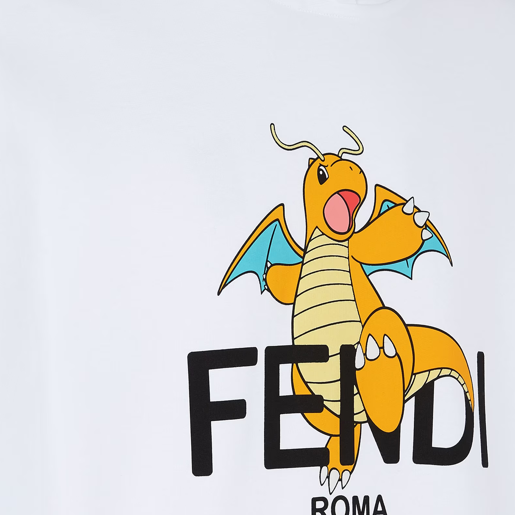 Fendi FRGMT Pokémon SS24 Logo Graphic Print Hoodie Casual Sweatshirt FY1143AQJKF0QA1 圖 9