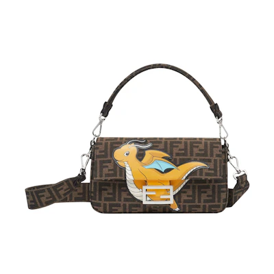 Fendi x FRGMT x Pokemon FF Fabric Bag Baguette Multicolor