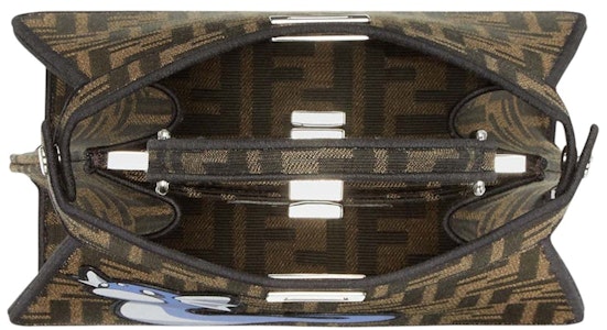 Bolsa Fendi x FRGMT x Pokémon Peekaboo ISeeU Petite Multicolor Tela FF. Lookbook Bolsa Fendi x FRGMT x Pokémon Peekaboo ISeeU Petite Multicolor Tela FF.