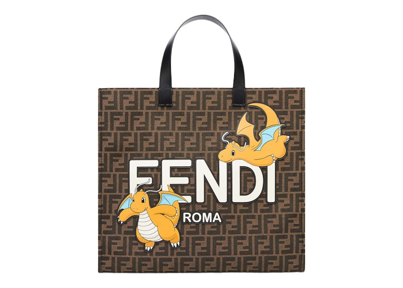 Fendi x FRGMT x Pokemon FF Fabric Bag Shopper Multicolor