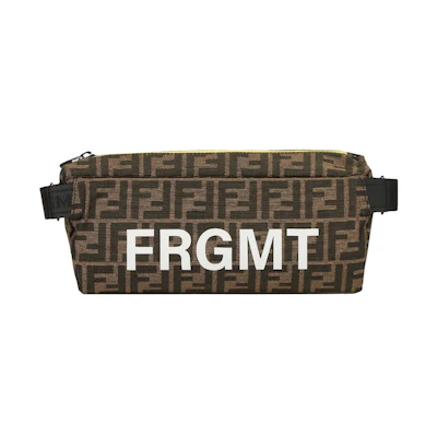 Fendi x FRGMT x Pokemon FF Fabric Belt Bag Brown