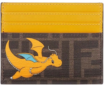 Fendi x FRGMT x 宝可梦 FF 织物卡包 卡片夹 棕色/黄色 Buy Fendi x FRGMT x 宝可梦 FF 织物卡包 卡片夹 棕色/黄色