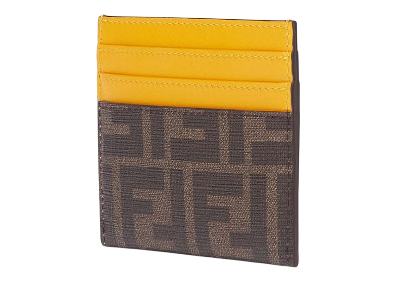 Order 펜디 x 프라그먼트 x 포켓몬 FF 카드홀더 브라운/옐로우 
