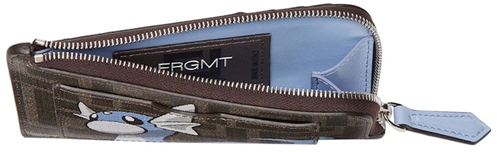 Fendi x FRGMT x Pokemon FF 布料卡片夾卡套 棕色/淺藍色 Lookbook Fendi x FRGMT x Pokemon FF 布料卡片夾卡套 棕色/淺藍色