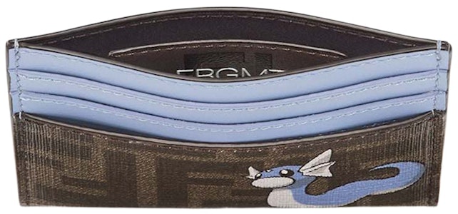 Fendi x FRGMT x Pokemon Tempat Kartu FF Fabric Coklat Lookbook Fendi x FRGMT x Pokemon Tempat Kartu FF Fabric Coklat