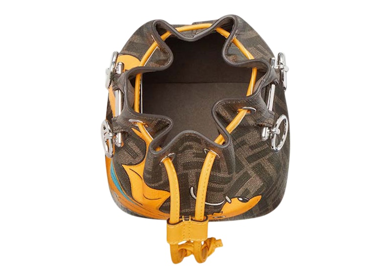 Lookbook Fendi x FRGMT x 精靈寶可夢 FF 帆布迷你包 Mon Tresor 多色款