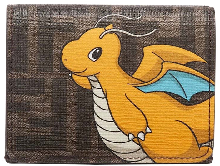 fendi-x-frgmt-x-pokemon-ff-fabric-wallet-brown-yellow