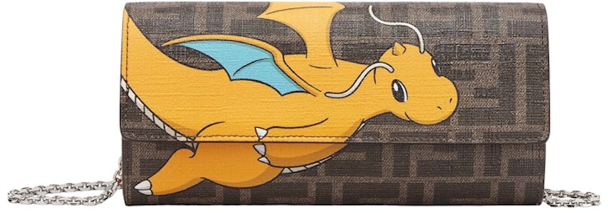 Dompet Rantai Coklat Fendi x FRGMT x Pokemon FF Fabric Continental Buy Dompet Rantai Coklat Fendi x FRGMT x Pokemon FF Fabric Continental