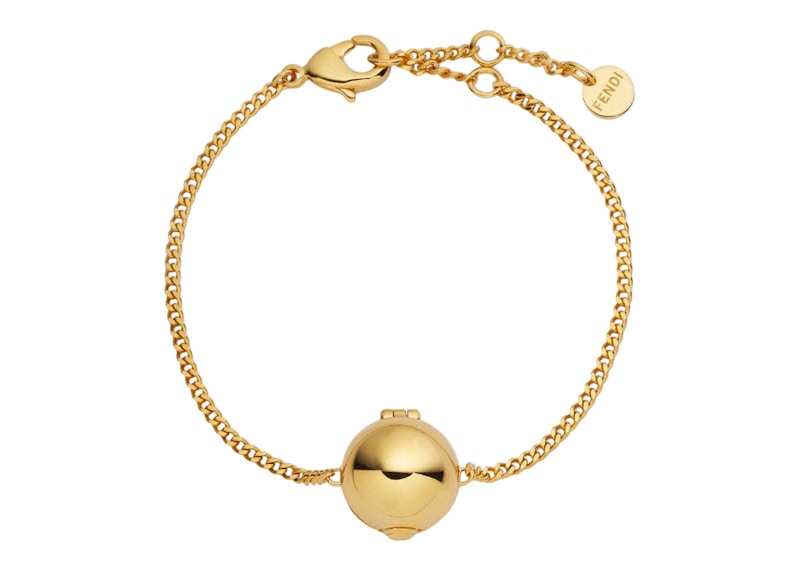 Fendi x FRGMT x Pokemon Metal Bracelet Gold