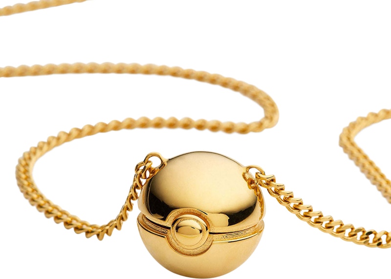 Order 芬迪xFRGMTx宝可梦金色金属项链