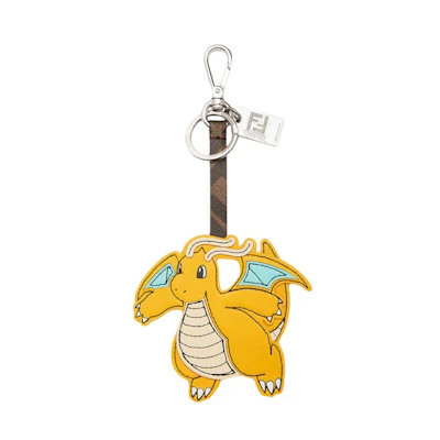Fendi x FRGMT x Pokemon Nappa Key Ring Yellow