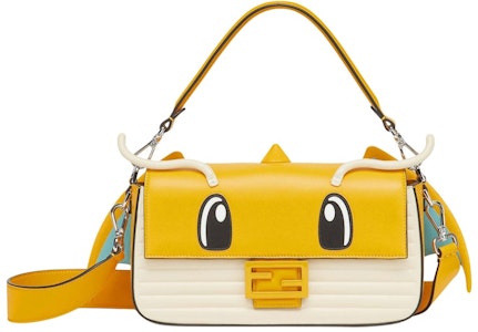 Fendi x FRGMT x 寶可夢黃色小羊皮法棍包。 Buy Fendi x FRGMT x 寶可夢黃色小羊皮法棍包。