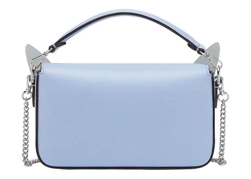 Order Beg Mini Baguette Kulit Nappa Fendi x FRGMT x Pokemon Biru Terang