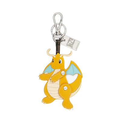 Fendi x FRGMT x Pokemon Nappa Leather Charm Yellow
