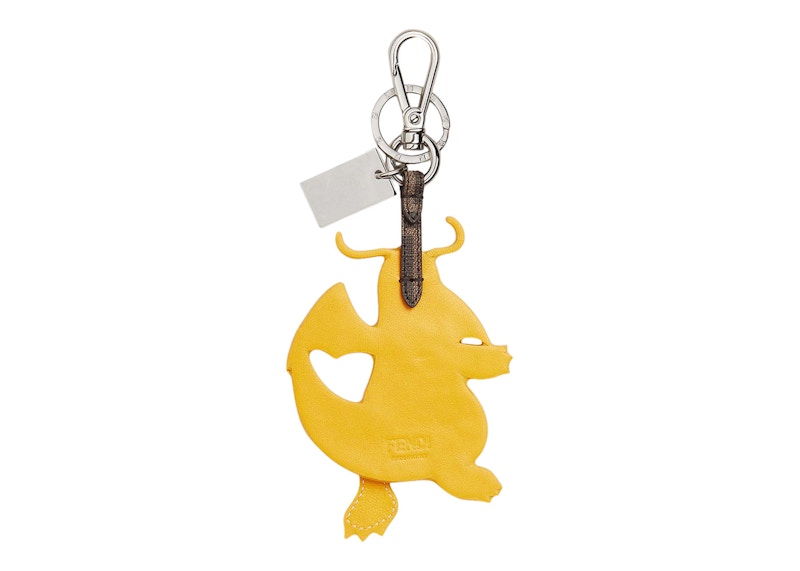 Order 펜디 x 프라그먼트 x 포켓몬 나파 가죽 참 (옐로우) 
