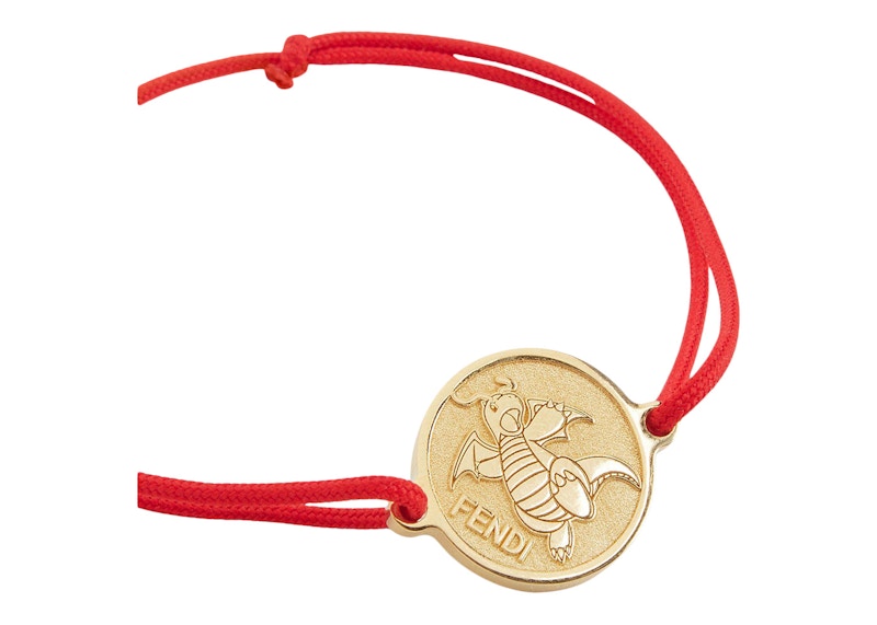 Order 펜디X프라그먼트X포켓몬 리본 팔찌 (레드)
