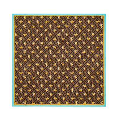 Fendi x FRGMT x Pokemon Silk Foulard Multicolor
