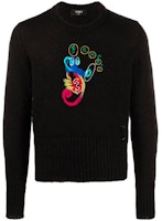 FENDI x Noel Fielding FW21 Baju Hitam Cetakan Kartun Abstrak FZY455AH36F0QA1 Order FENDI x Noel Fielding FW21 Baju Hitam Cetakan Kartun Abstrak FZY455AH36F0QA1