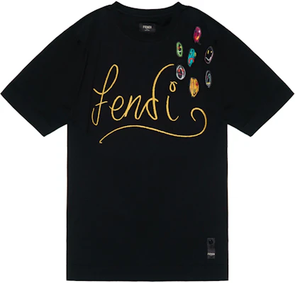 芬迪 x Noel Fielding 涂鸦印花宽松版黑色T恤 FY0936AH13F0748 Lookbook 芬迪 x Noel Fielding 涂鸦印花宽松版黑色T恤 FY0936AH13F0748