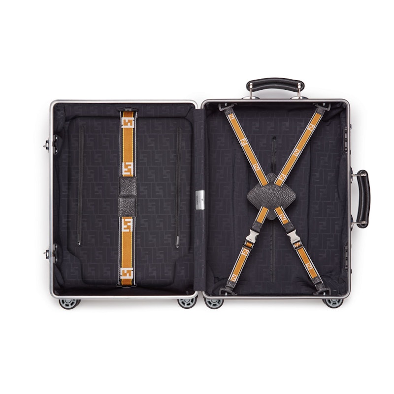 Lookbook Maleta Fendi x Rimowa Zucca Amarilla Plata con Correa Web
