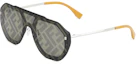 Buy FENDI 黃色雙F飛行員墨鏡. FOL514A565F1F6P