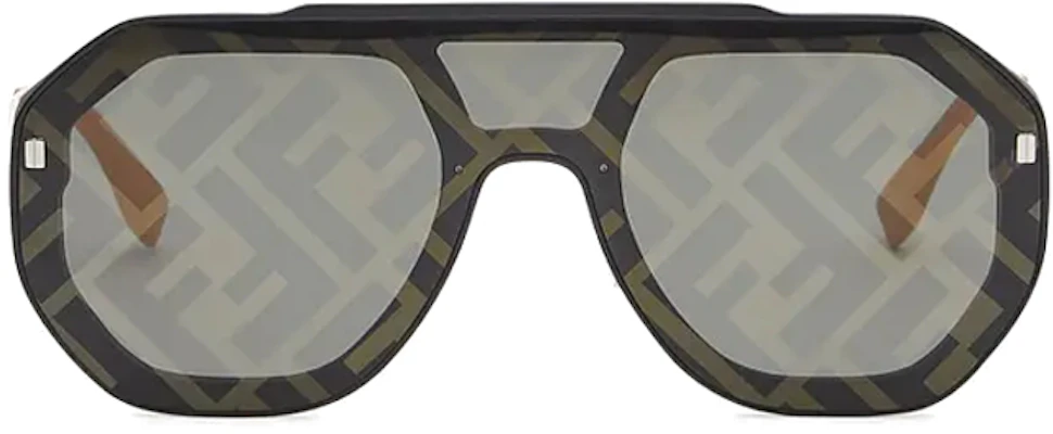 FENDI 黃色雙F飛行員墨鏡. FOL514A565F1F6P Lookbook FENDI 黃色雙F飛行員墨鏡. FOL514A565F1F6P