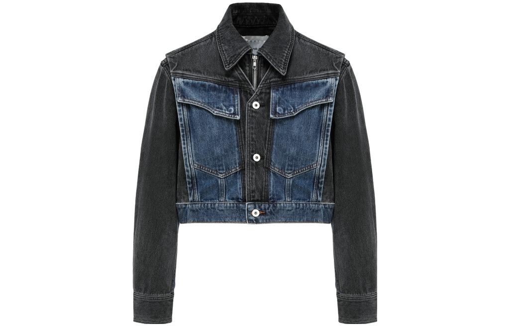 Feng Chen Wang 2-in-1 Color Block Denim Jacket Men FUF16JK23
