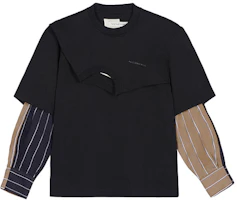 Feng Chen Wang 2-in-1 Patchwork Long Sleeve Sweatshirt Black () FF12SWE307B Feng Chen Wang 2-in-1 Patchwork Long Sleeve Sweatshirt Black () FF12SWE307B