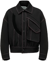 Feng Chen Wang Black Minimalist Long-Sleeve Jacket. FMF16JK05 Feng Chen Wang Black Minimalist Long-Sleeve Jacket. FMF16JK05