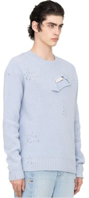 Feng Chen Wang Jersey Casual 2 en 1 Desgastado y Reconstruido. FUS15KT05 Lookbook Feng Chen Wang Jersey Casual 2 en 1 Desgastado y Reconstruido. FUS15KT05