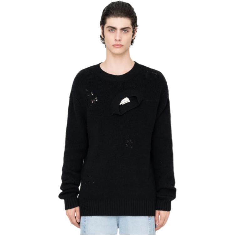 Details for Feng Chen Wang Jersey Casual 2 en 1 Desgastado y Reconstruido. FUS15KT05