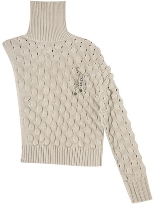 Feng Chen Wang Jersey de Lana de Cuello Alto Khaki. FF12KNI1006 Order Feng Chen Wang Jersey de Lana de Cuello Alto Khaki. FF12KNI1006