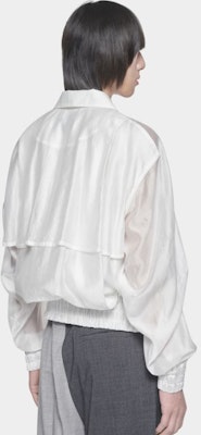 Feng Chen Wang Chaqueta Transparente de Capas con Botonadura Sencilla. FMS13JK17K Purchase Feng Chen Wang Chaqueta Transparente de Capas con Botonadura Sencilla. FMS13JK17K