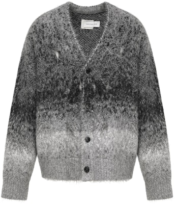 Cárdigan Unisex Gris Oscuro Tie-Dye de Punto Feng Chen Wang AW24. FUF18KT05 Order Cárdigan Unisex Gris Oscuro Tie-Dye de Punto Feng Chen Wang AW24. FUF18KT05