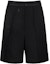 Buy Feng Chen Wang Pantalones Cortos Negros Unisex con Cremallera Diseño Simple. FMS17ST05