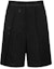Order Feng Chen Wang Pantalones Cortos Negros Unisex con Cremallera Diseño Simple. FMS17ST05