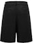 Lookbook Feng Chen Wang Pantalones Cortos Negros Unisex con Cremallera Diseño Simple. FMS17ST05
