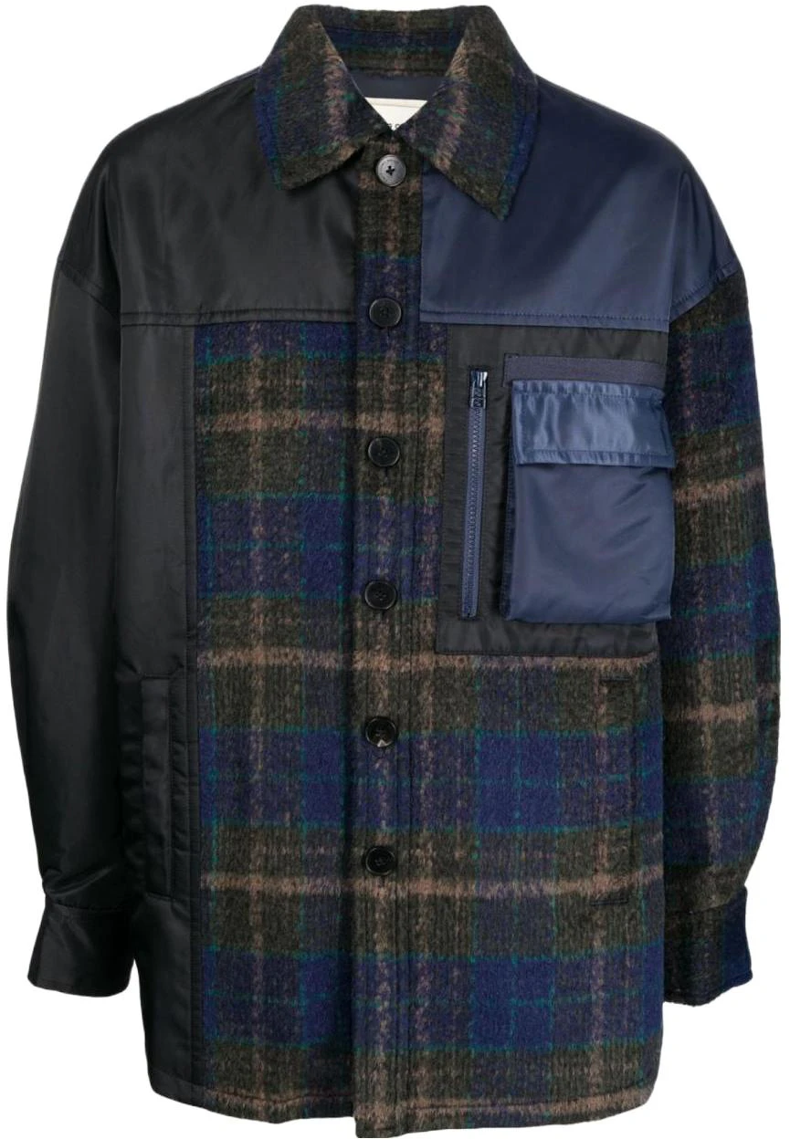 feng-chen-wang-blue-plaid-patchwork-button-up-jacket-18981178