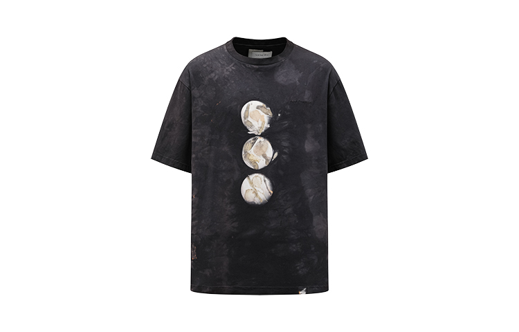 Order Camiseta Negra Unisex de Manga Corta Feng Chen Wang Botanical Dye. FMS17TS08