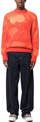 Suéter Hombre Feng Chen Wang Efecto Quemado Jacquard Cuello Redondo. FUF16KT08O Lookbook Suéter Hombre Feng Chen Wang Efecto Quemado Jacquard Cuello Redondo. FUF16KT08O