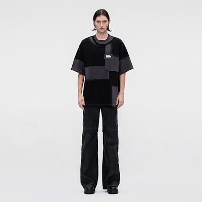 Camiseta Unisex Negra Feng Chen Wang Deconstructed Color-Block FMF18TS01 Purchase Camiseta Unisex Negra Feng Chen Wang Deconstructed Color-Block FMF18TS01