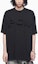 Lookbook Camiseta Negra Unisex Oversize Feng Chen Wang FW21 con Logo 3D. FF12TSH711B