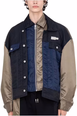 펑첸왕 FW22 블랙 지퍼 디자인 패치워크 재킷 DSC04222 Buy 펑첸왕 FW22 블랙 지퍼 디자인 패치워크 재킷 DSC04222