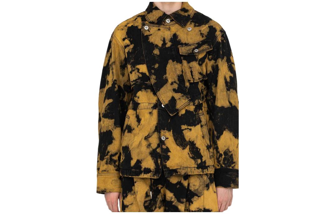 Feng Chen Wang FW22 Retro Button Pocket Jacket Multicolor DSC03879