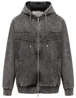 Feng Chen Wang FW23 Black Solid Color Zip-Up Hoodie Jacket FUF16HD05 Feng Chen Wang FW23 Black Solid Color Zip-Up Hoodie Jacket FUF16HD05