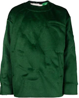 Feng Chen Wang Graphic Print Split Hem Green Oversized Sweatshirt Mens FUF14SS01GREEN Feng Chen Wang Graphic Print Split Hem Green Oversized Sweatshirt Mens FUF14SS01GREEN